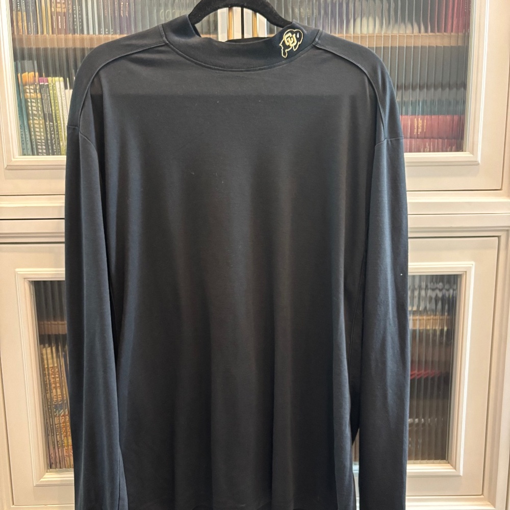 *MENS* Cutter & Buck Mock Neck Long Sleeve University of Colorado Shirt (XL)
